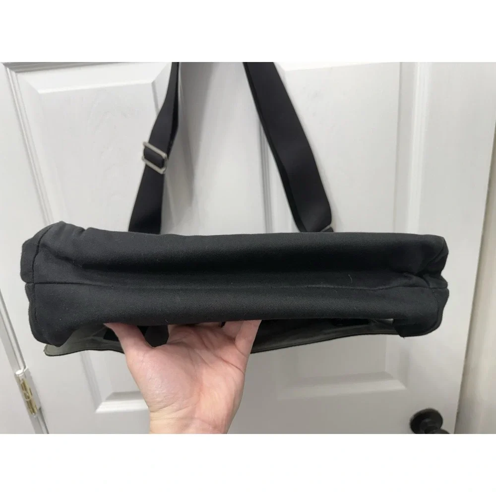 Jack Spade Mens Flap Closure‎ Messenger/ Laptop Shoulder Handbag Black